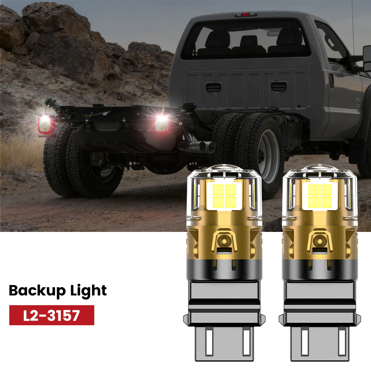 Fit for 2011-2016 Ford Chassis Cab F-350/450/550 The Brightest LED Bulbs Upgrade - Image 24