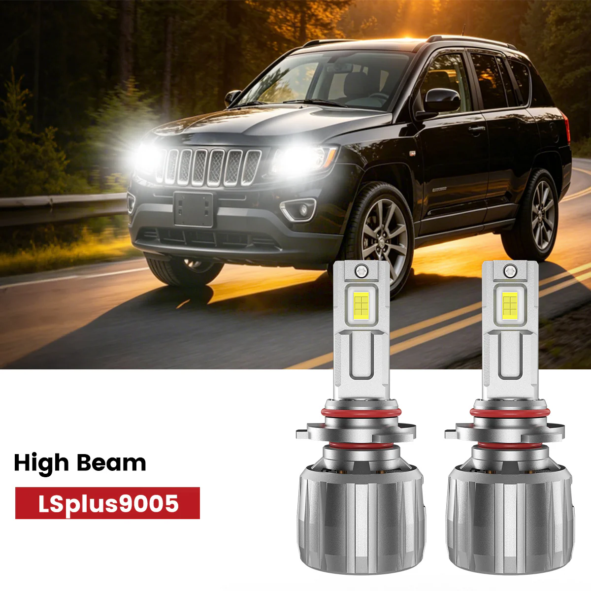 Fit for 2011-2017 Jeep Compass The Brightest LED Bulbs Upgrade - Image 7