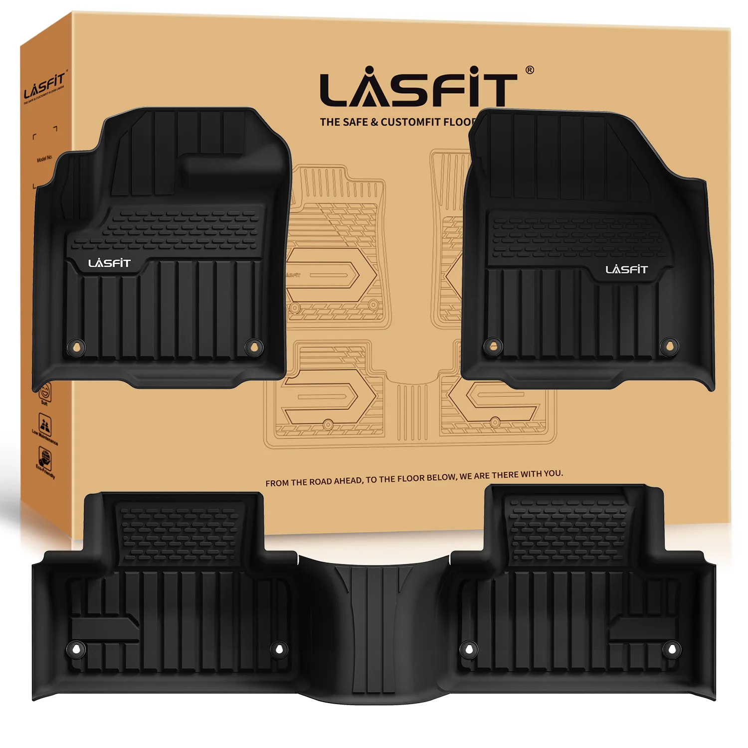 Fit for 2011-2019 Land Rover Range Rover Evoque Floor Mats, Not For Convertible - Image 9