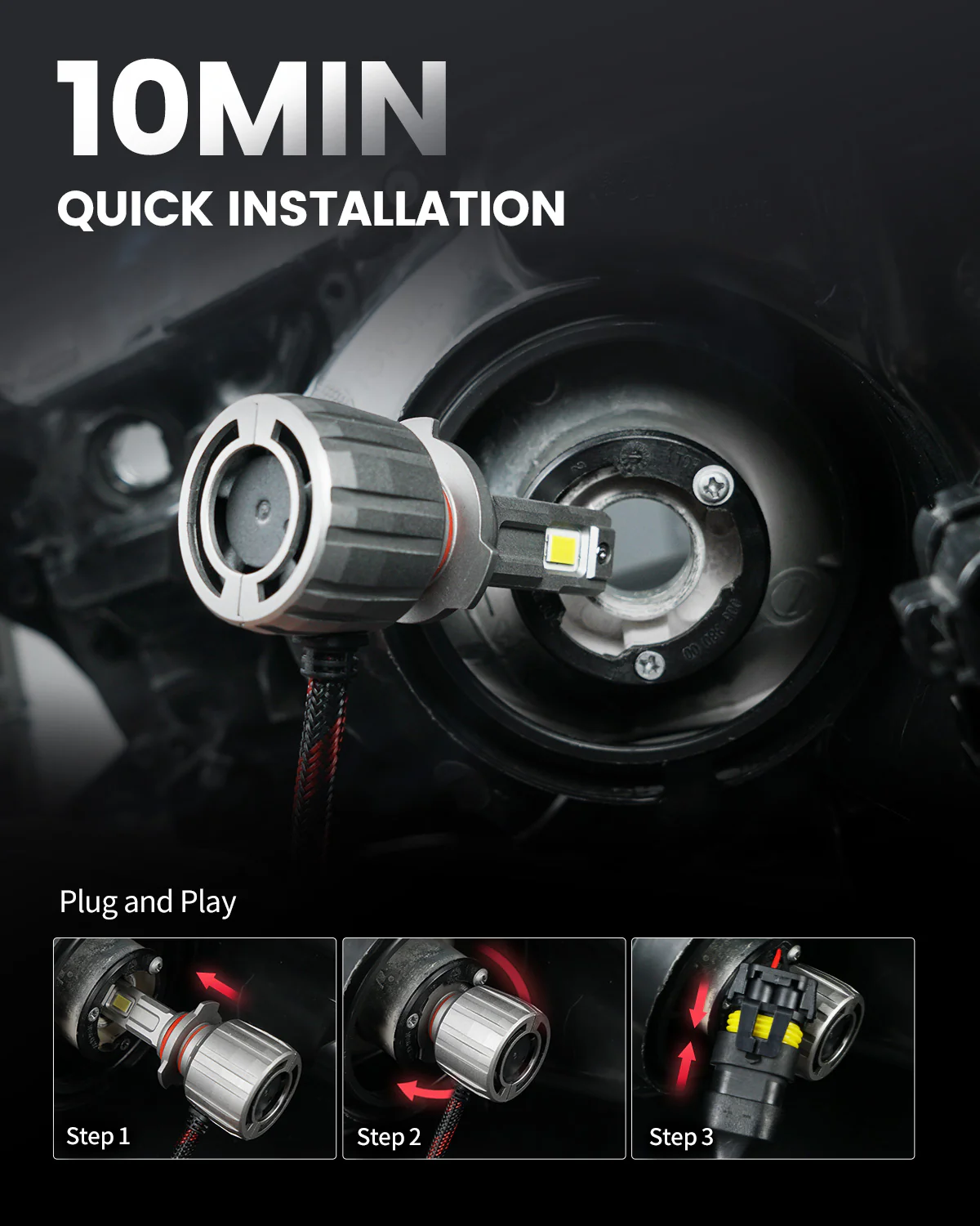 Fit for 2003-2025 Chevrolet Express The Brightest LED Bulbs Upgrade | Tested and Verified - Image 21