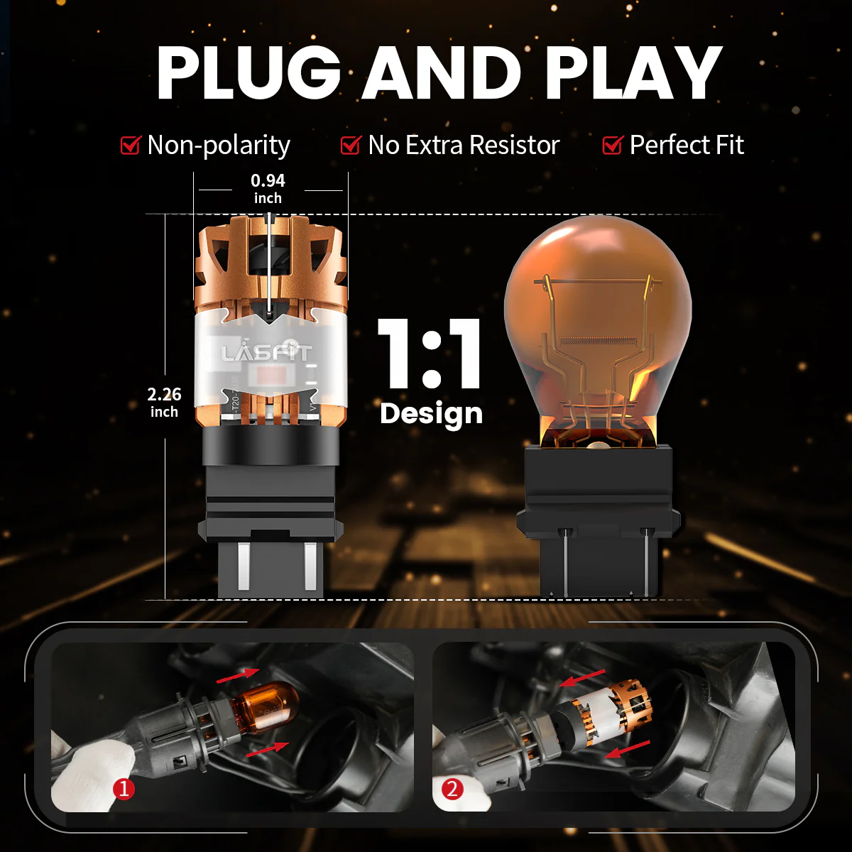 Fit for 2009-2012 Ram 1500 LED Bulbs 9005 H11 Exterior Interior Lights - Image 11