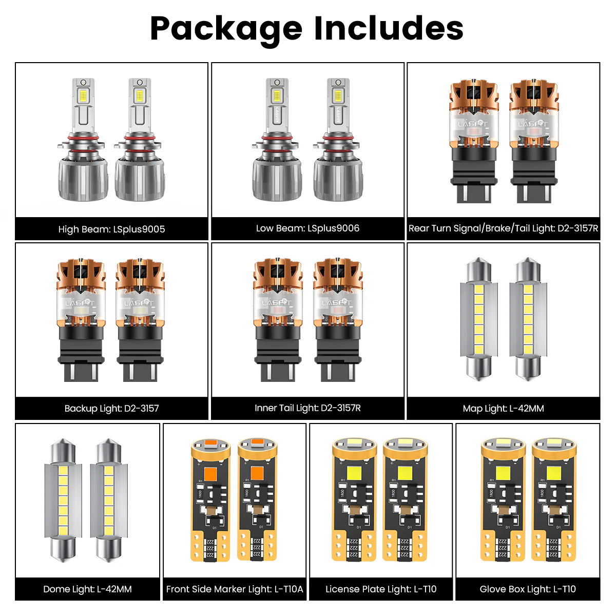 Fit for 2011-2020 Dodge Journey The Brightest LED Bulbs Upgrade - Image 7