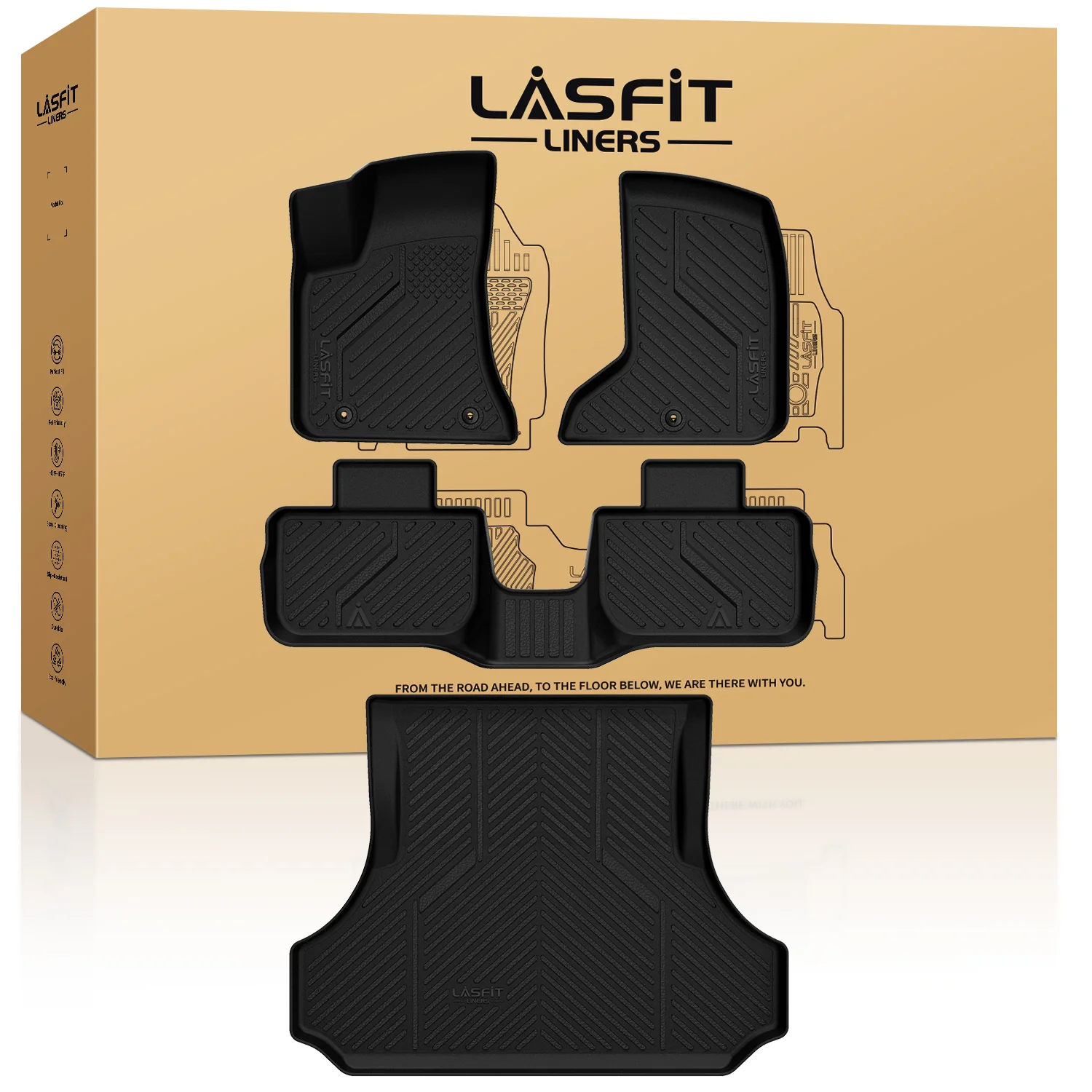 Fit for 2011-2023 Chrysler 300 Floor Mats or Cargo Mat(Cargo Without Subwoofer) - Image 8
