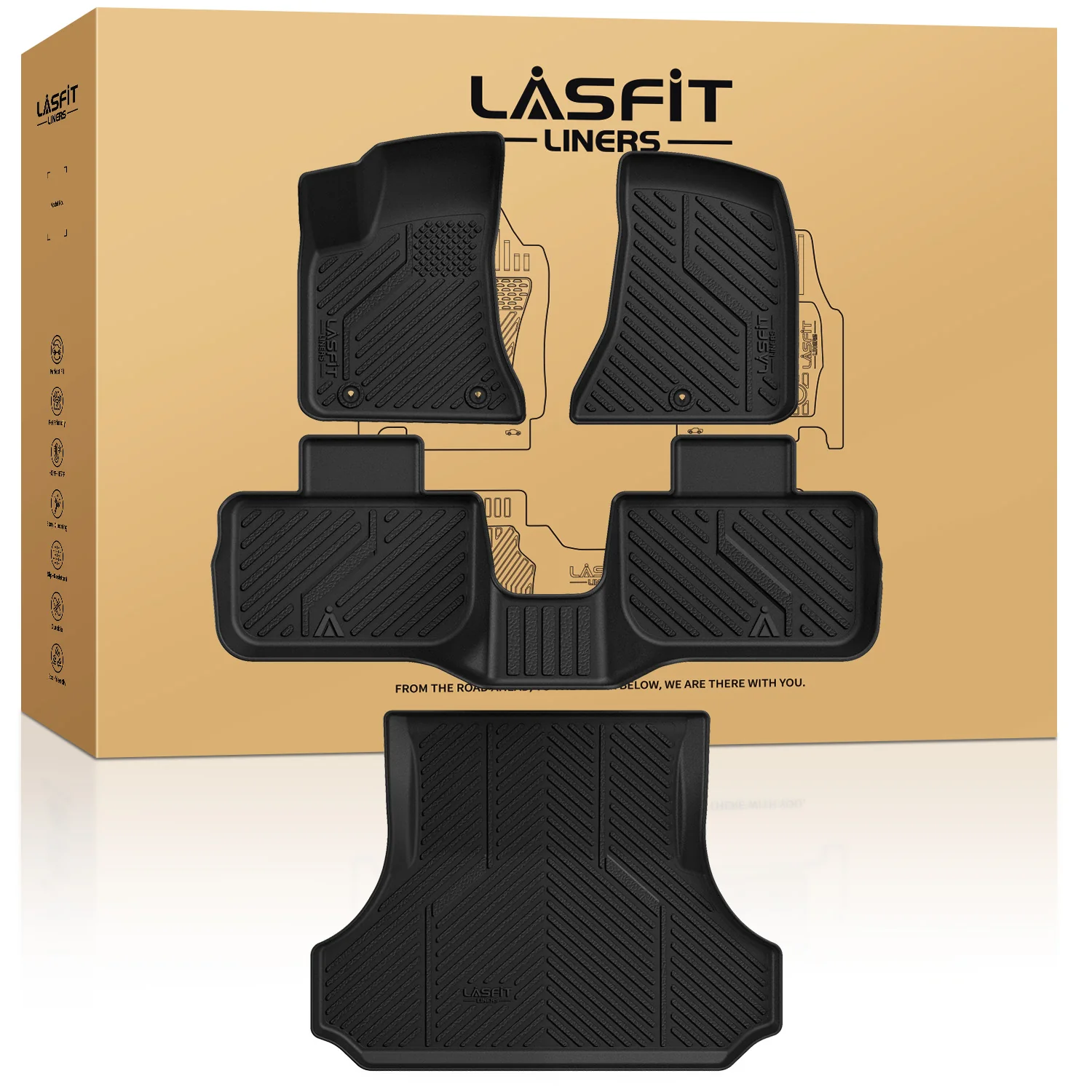 Fit for 2011-2023 Dodge Charger Floor Mats or Cargo Mat(Cargo Without Subwoofer) - Image 15