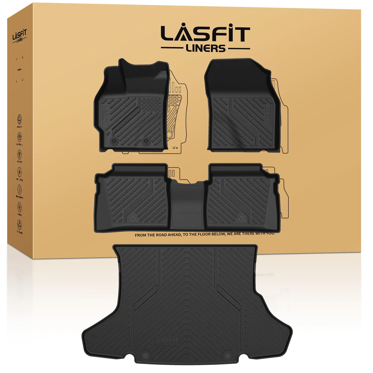Fit for 2010-2011 Toyota Prius Floor Mats or Cargo Mat - Image 9