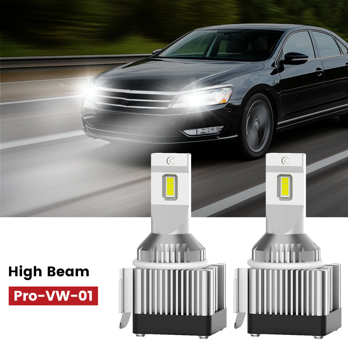 Fit for 2012-2015 Volkswagen Passat Custom H7 LED Bulbs Upgrade | Tested and Verified - Image 12