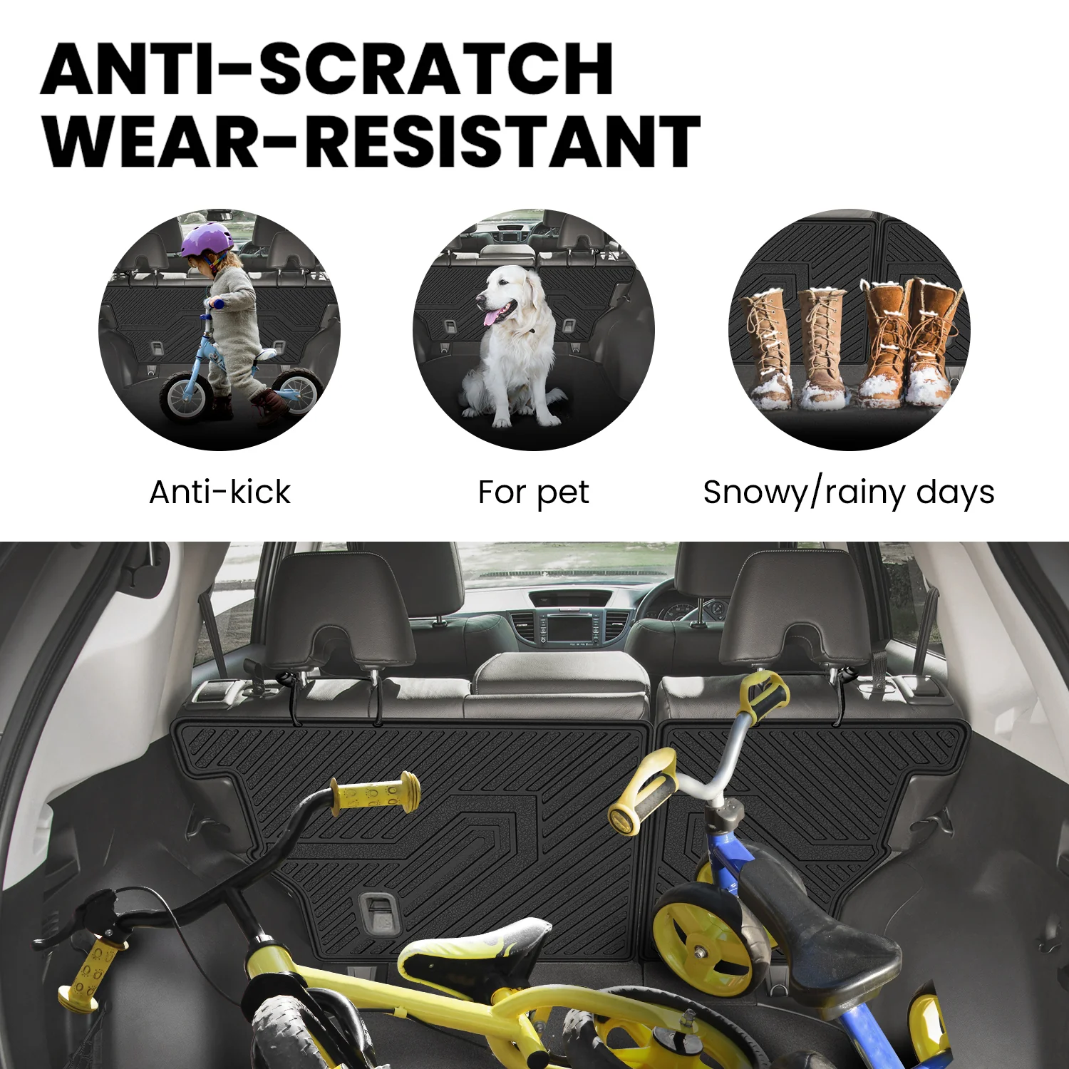 Fit for 2012-2016 Honda CR-V Floor Mats or Cargo Mat or Seatback Mat - Image 34