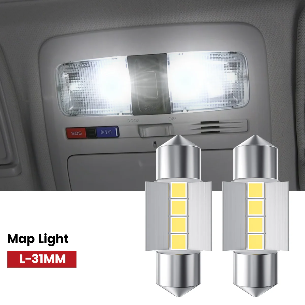 Fit for 2014-2016 Subaru Forester The Brightest LED Bulbs Upgrade - Image 57
