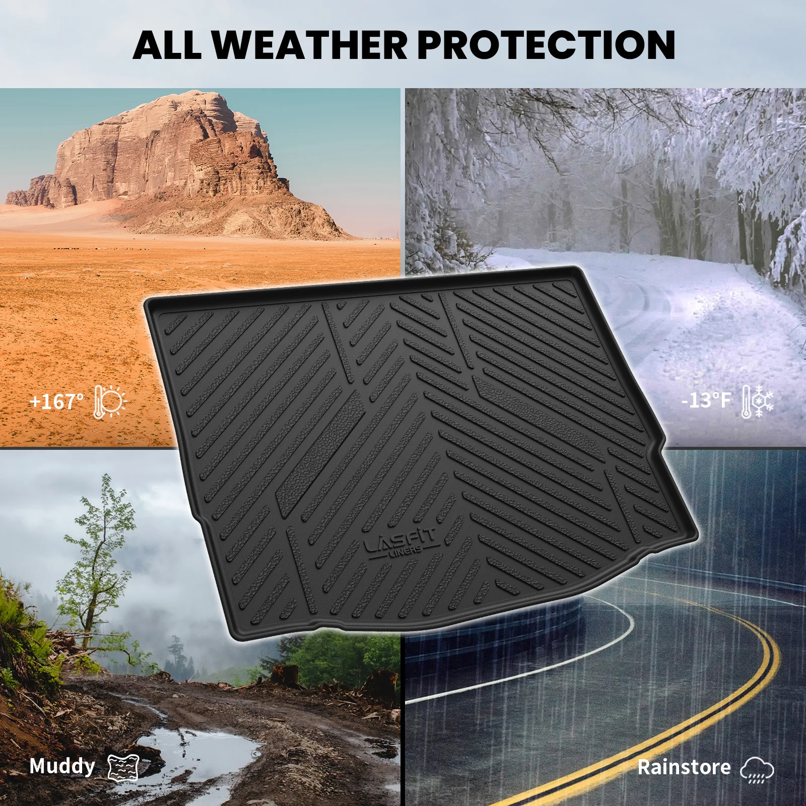 Fit for 2016-2018 Ford Focus RS All-weather Floor Mats or Cargo Mat - Image 13