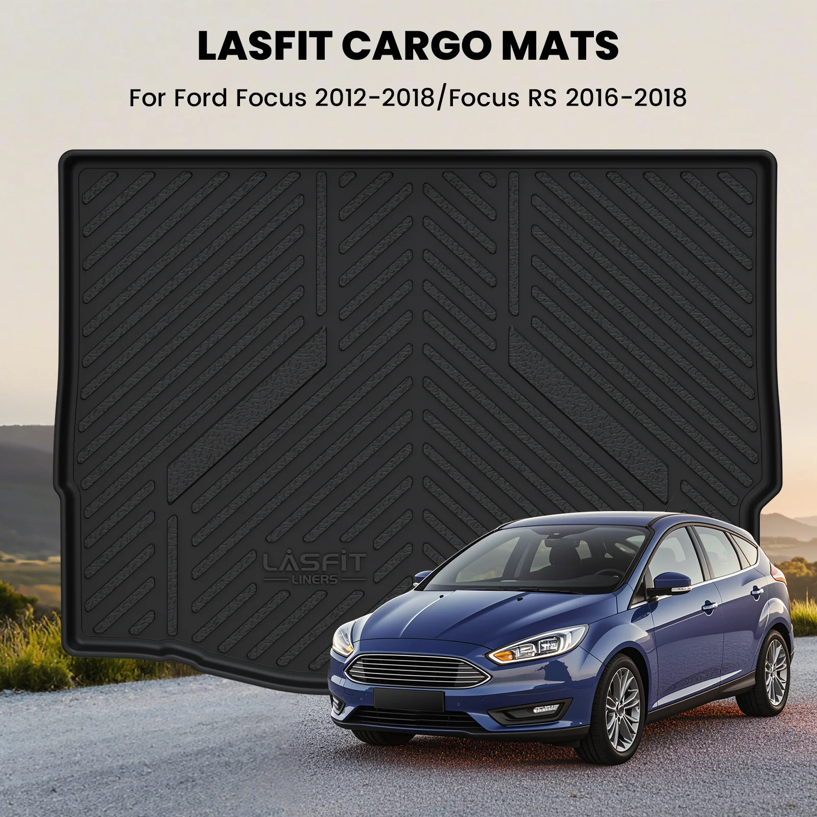 Fit for 2016-2018 Ford Focus RS All-weather Floor Mats or Cargo Mat - Image 16