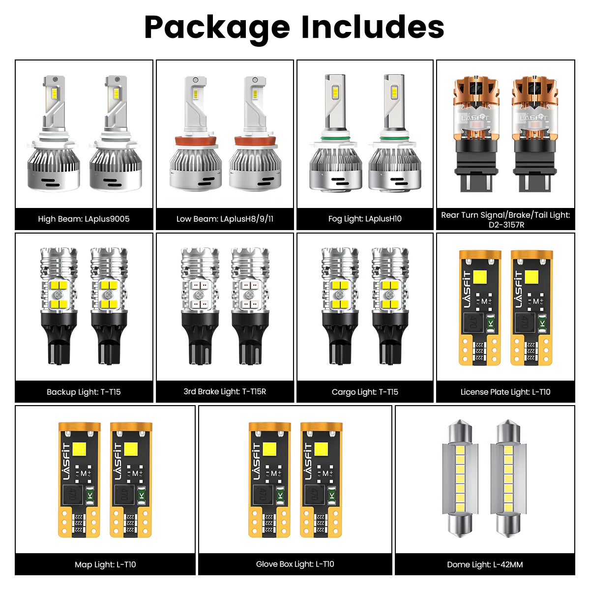 Fit for 2013-2015 Ram 2500 3500 LED Bulbs Upgrade - Image 8