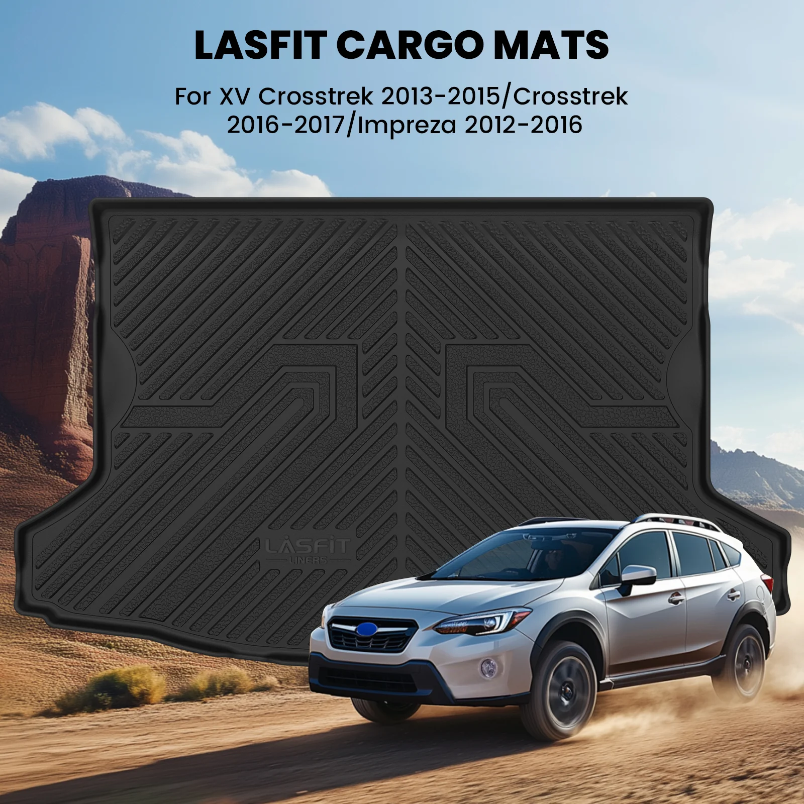 Fit for 2013-2015 Subaru XV Crosstrek Floor Mats or Cargo Mat - Image 16