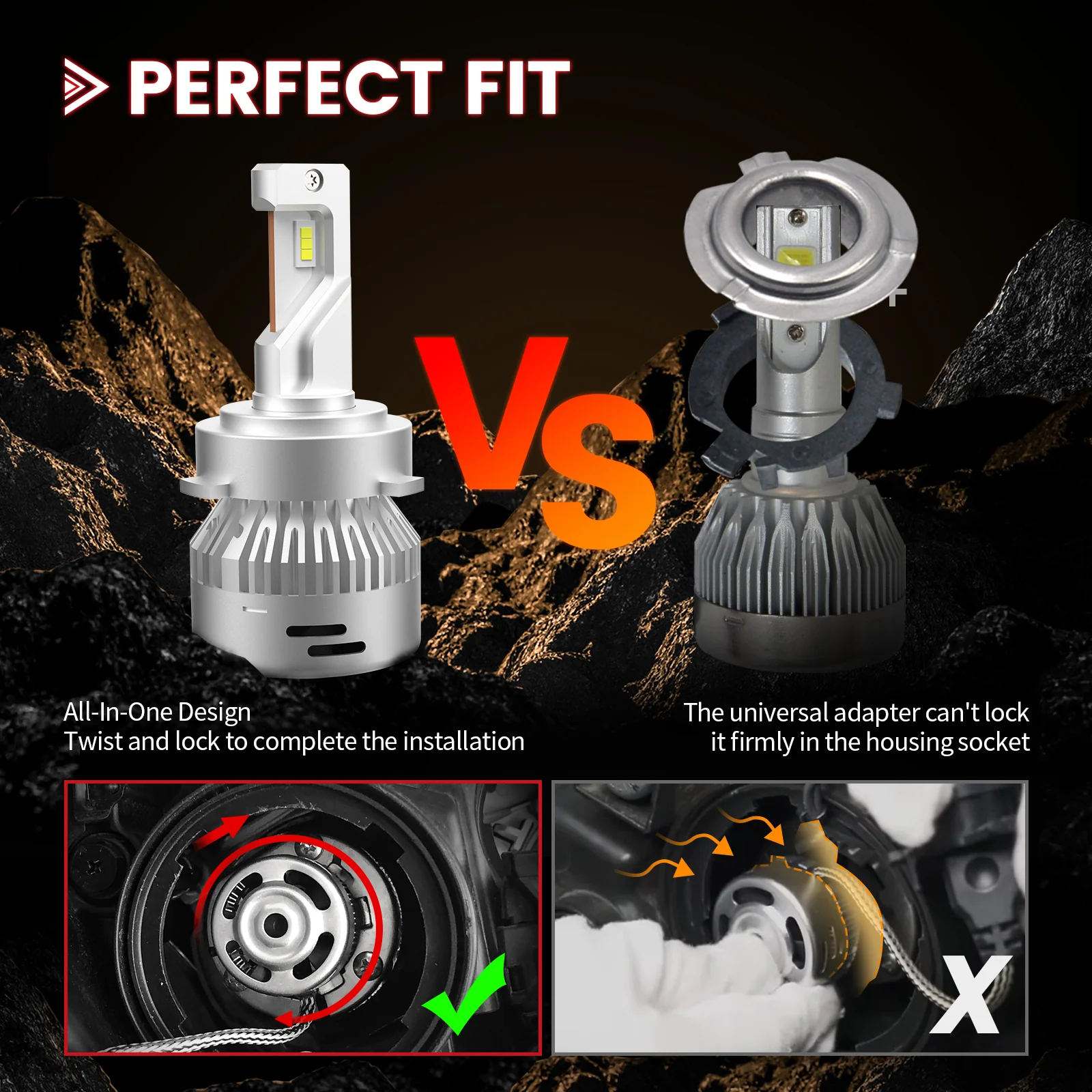 Fit for 2014-2019 Mitsubishi Outlander Custom H7 LED Bulbs Exterior Interior Lights Plug and Play - Image 7