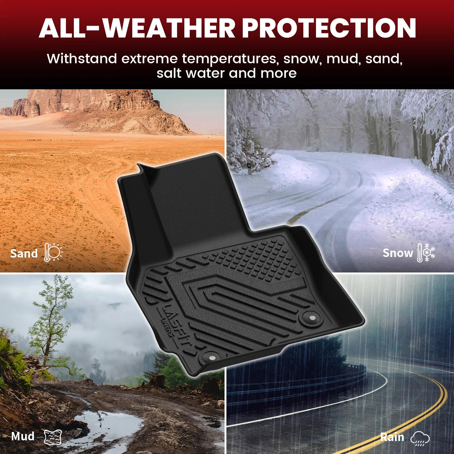 Fit for 2013-2016 Mazda CX-5 Floor Mats & Cargo Mat, Fit Models Before 2016.5 - Image 6