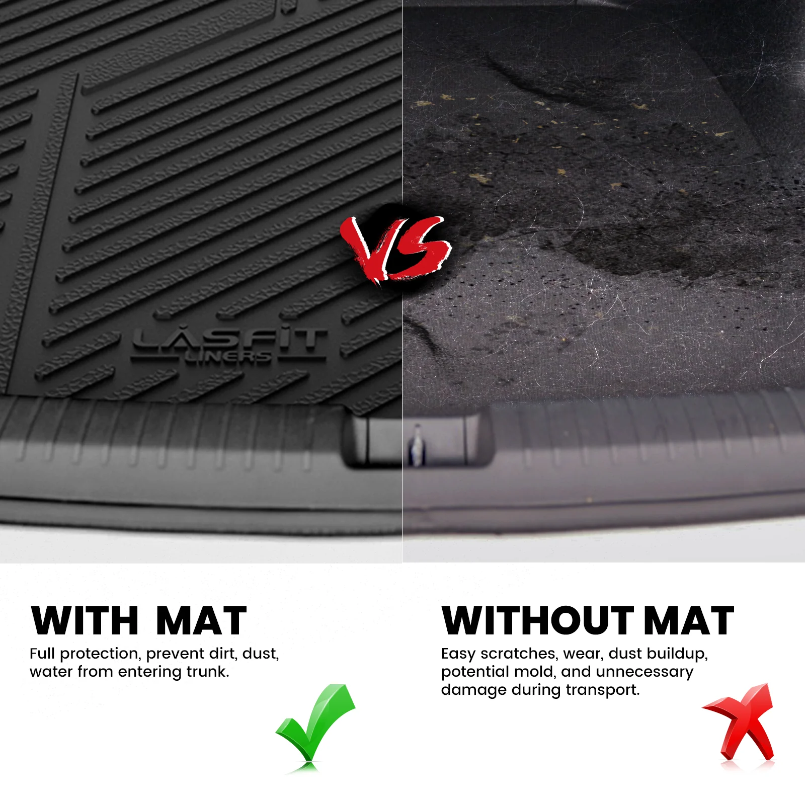 Fit for 2013-2017 Honda Accord Floor Mats or Cargo Mat, Fit Sedan Only - Image 11