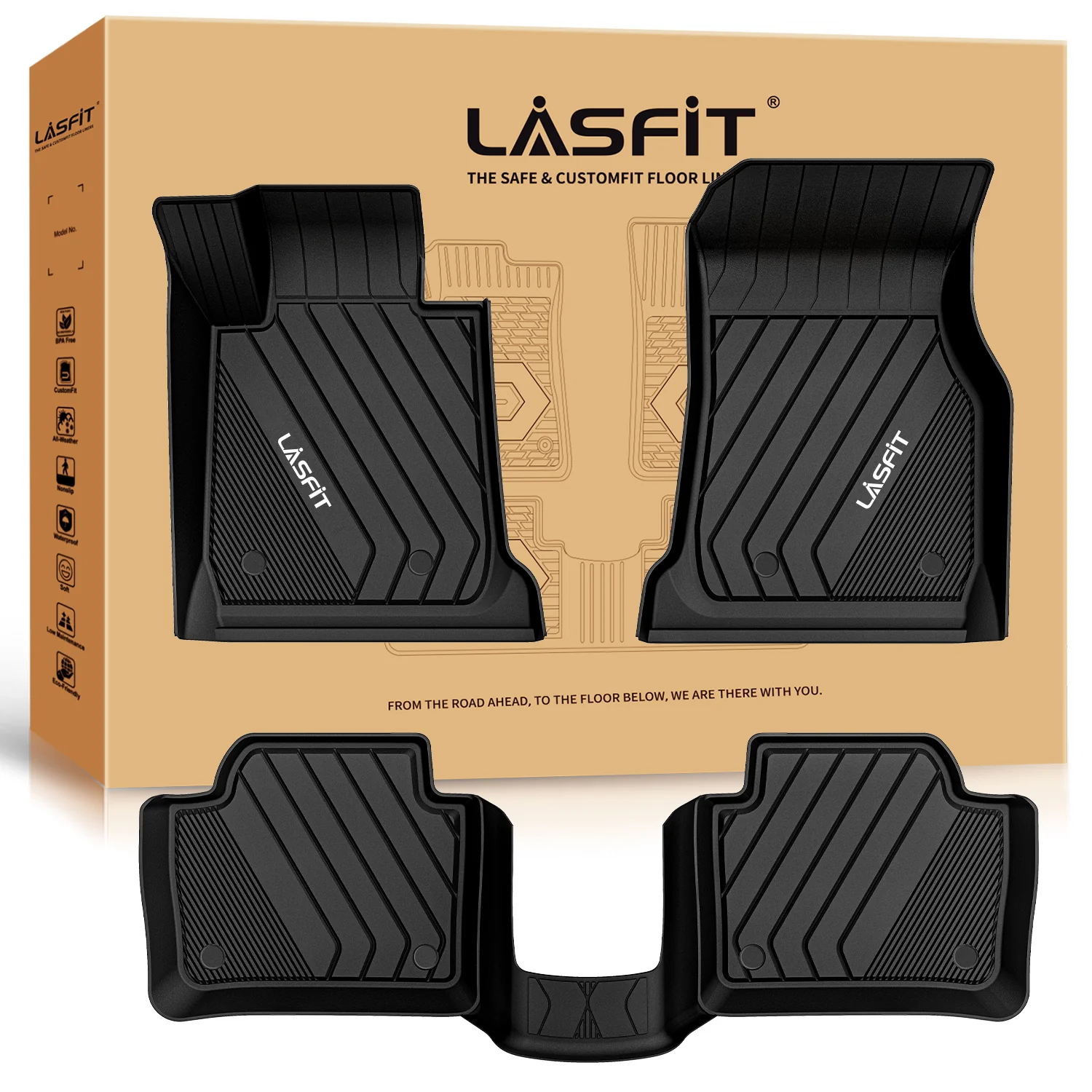 Fit for 2012-2018 BMW 3 Series Floor Mats, Fit sedan & RWD Only, Don't Fit XDrive or GT - Image 10