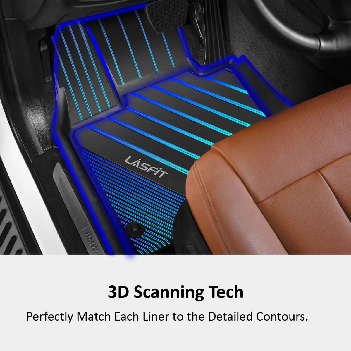 Fit for 2015-2018 BMW X4 Custom 1st & 2nd Row Floor Mats - Image 7