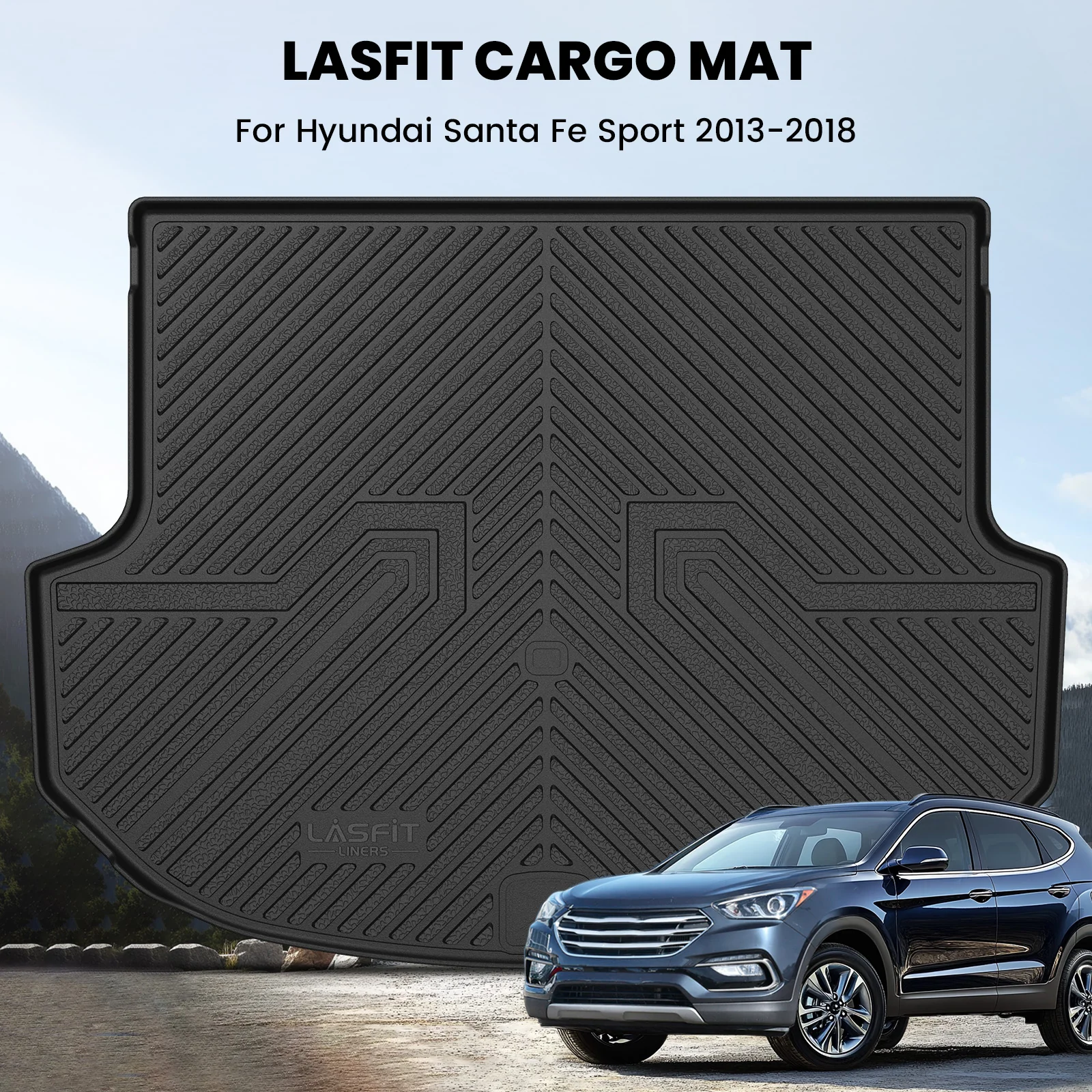 Fit for 2013-2018 Hyundai Santa Fe Sport Floor Mats or Cargo Mat, Fit 5-Passenger Only - Image 16