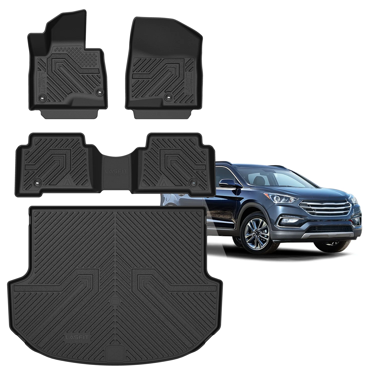 Fit for 2013-2018 Hyundai Santa Fe Sport Floor Mats or Cargo Mat, Fit 5-Passenger Only - Image 18
