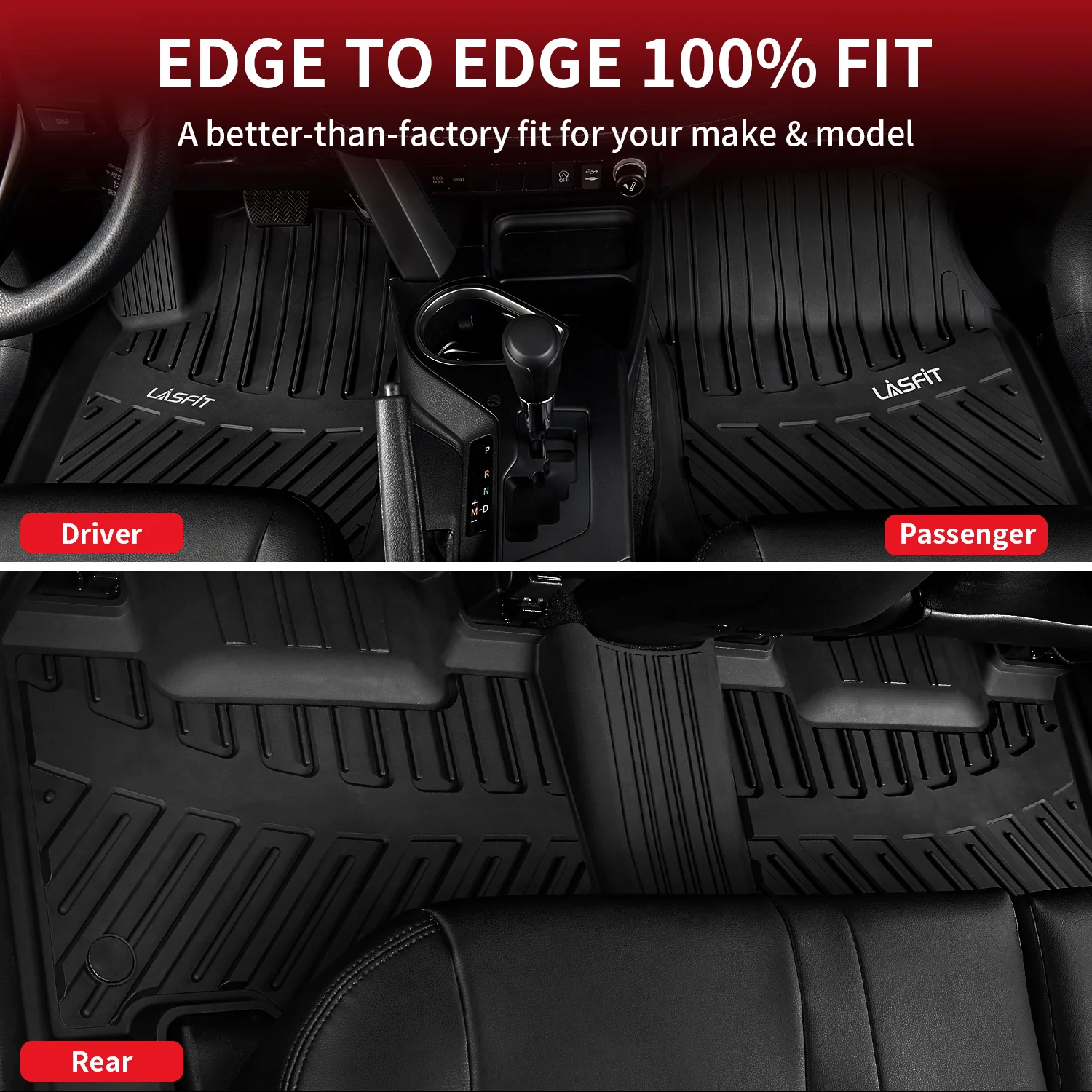 Fit for 2013-2018 Toyota RAV4 Floor Mats or Cargo Mat, Fit Gas Only - Image 11
