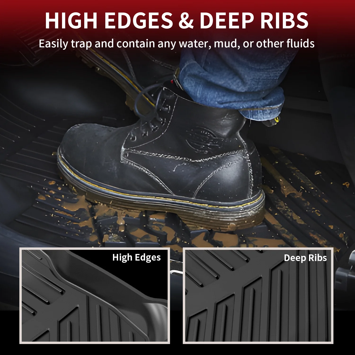 Fit for 2013-2018 Toyota RAV4 Floor Mats or Cargo Mat, Fit Gas Only - Image 14
