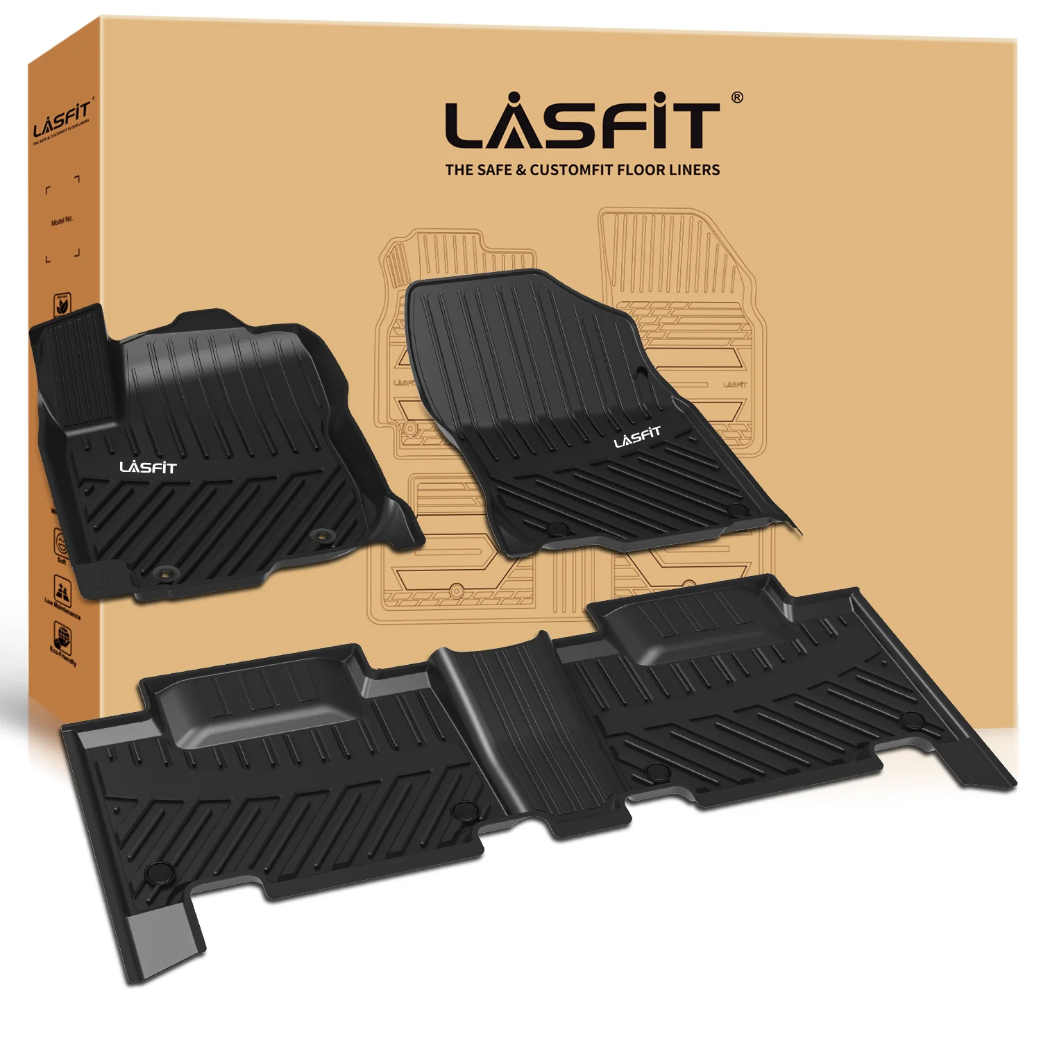 Fit for 2013-2018 Toyota RAV4 Floor Mats or Cargo Mat, Fit Gas Only - Image 17