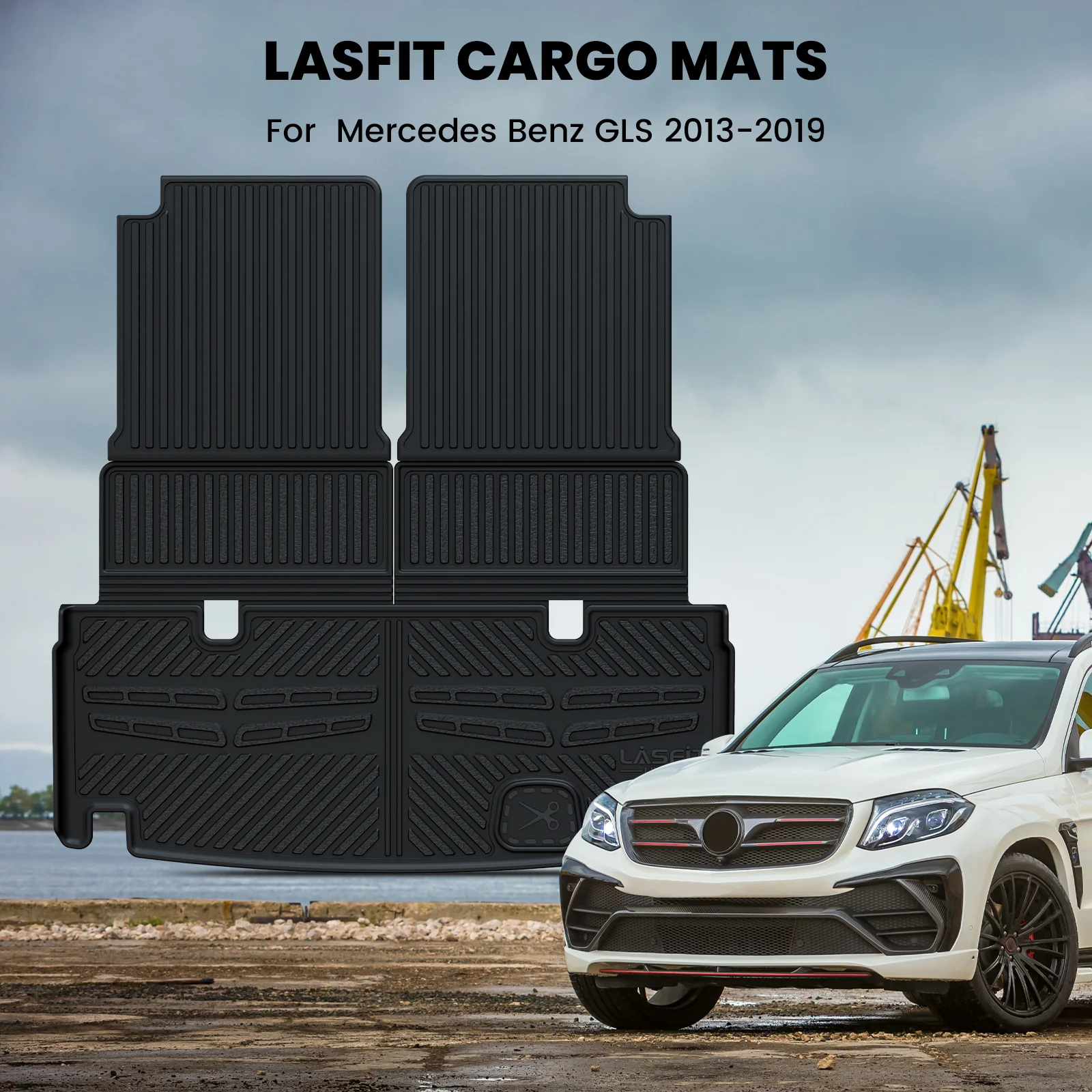 Fit for 2013-2019 Mercedes-Benz GLS Floor Mats or Cargo Mat or Cargo & Seatback Mats - Image 11