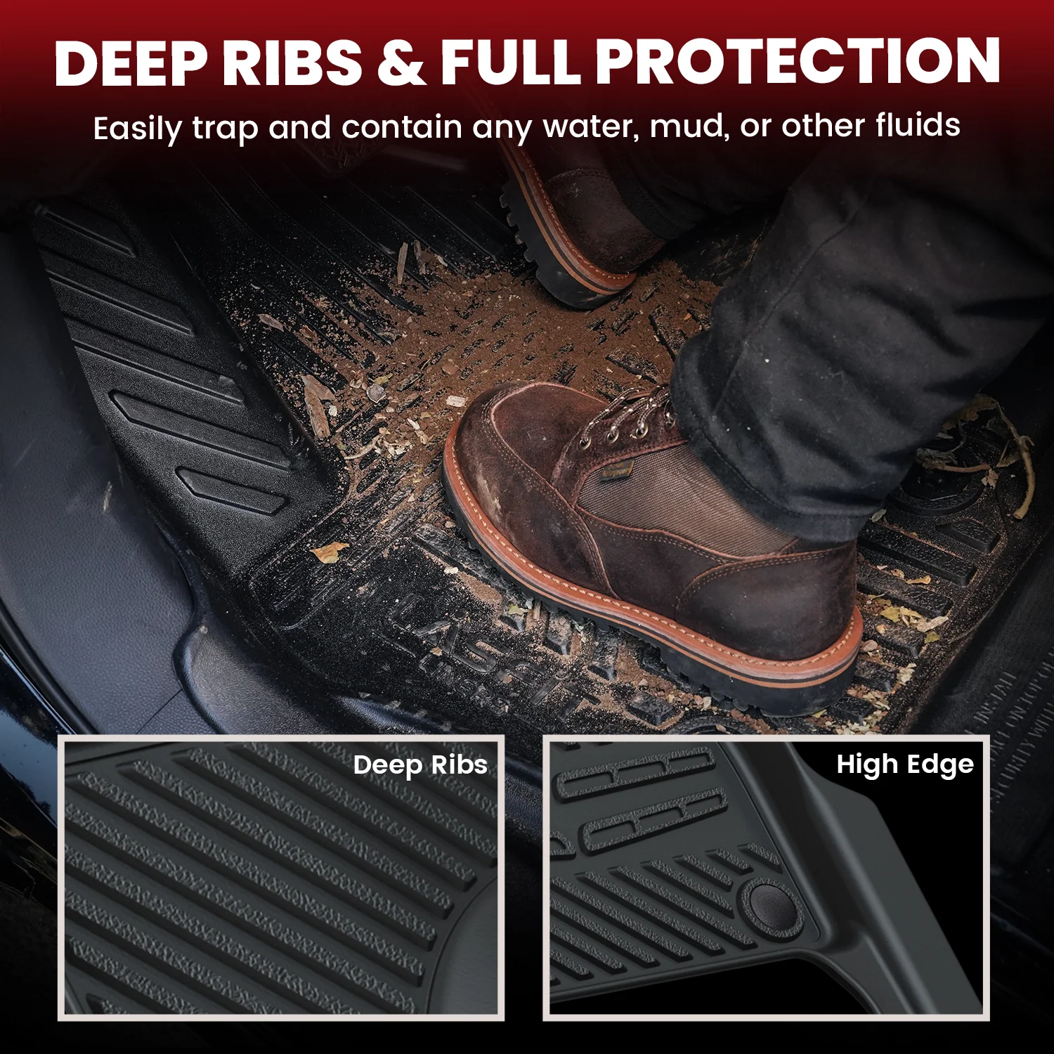 Fit for 2013-2019 Mercedes-Benz GLS Floor Mats or Cargo Mat or Cargo & Seatback Mats - Image 3