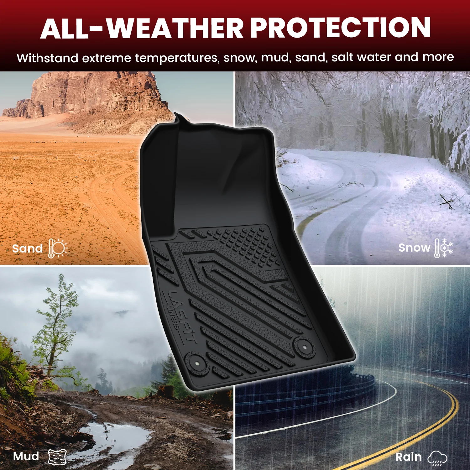 Fit for 2013-2022 Buick Encore Floor Mats & Cargo Mat - Image 3