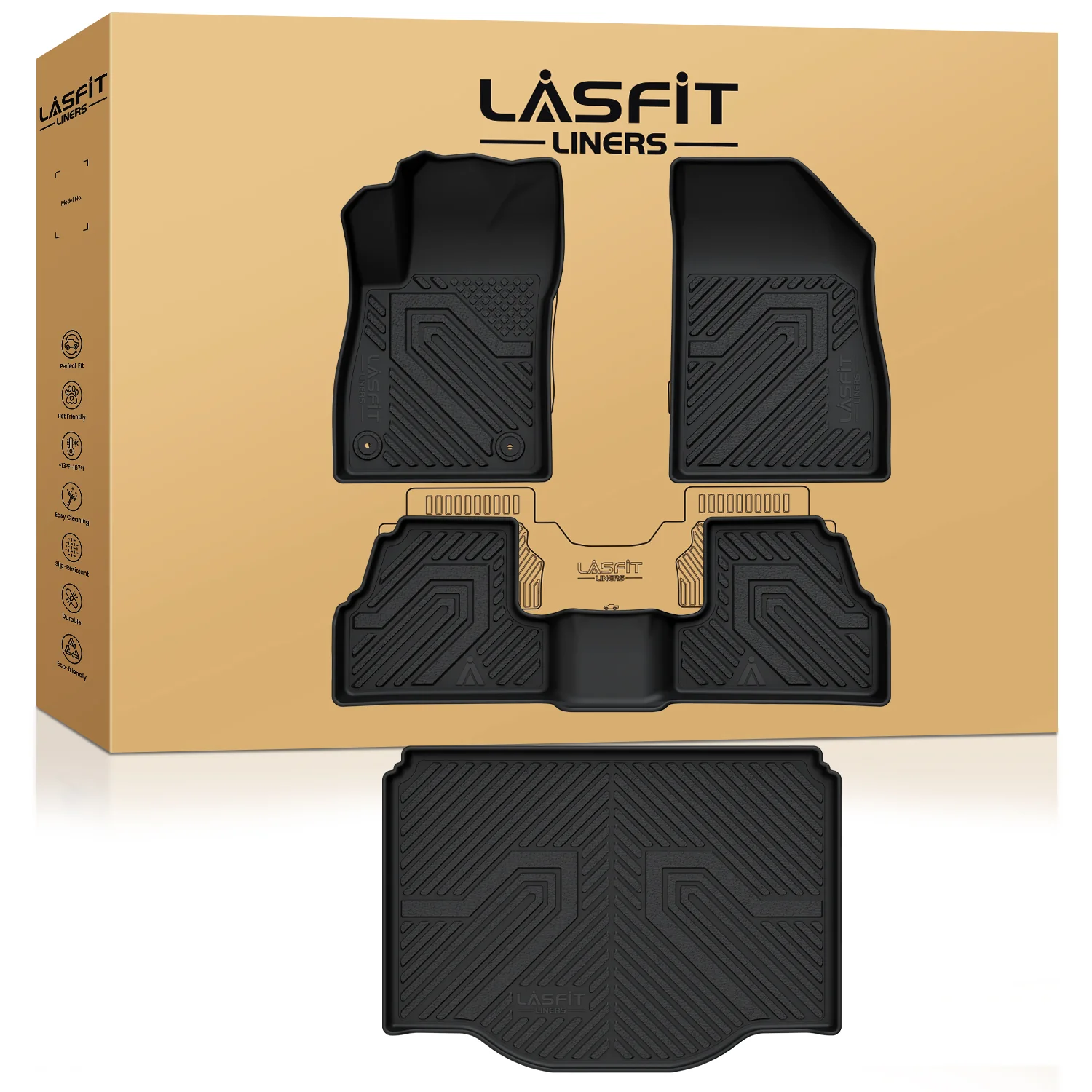 Fit for 2013-2022 Buick Encore Floor Mats & Cargo Mat - Image 8