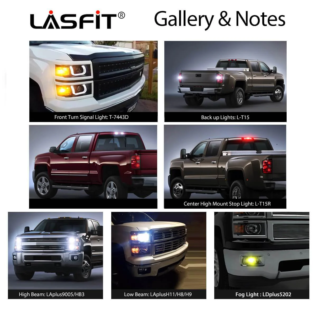 Fit for 2014-2015 Chevrolet Silverado 1500 LED Bulbs Upgrade | Tested and Verified - Image 4