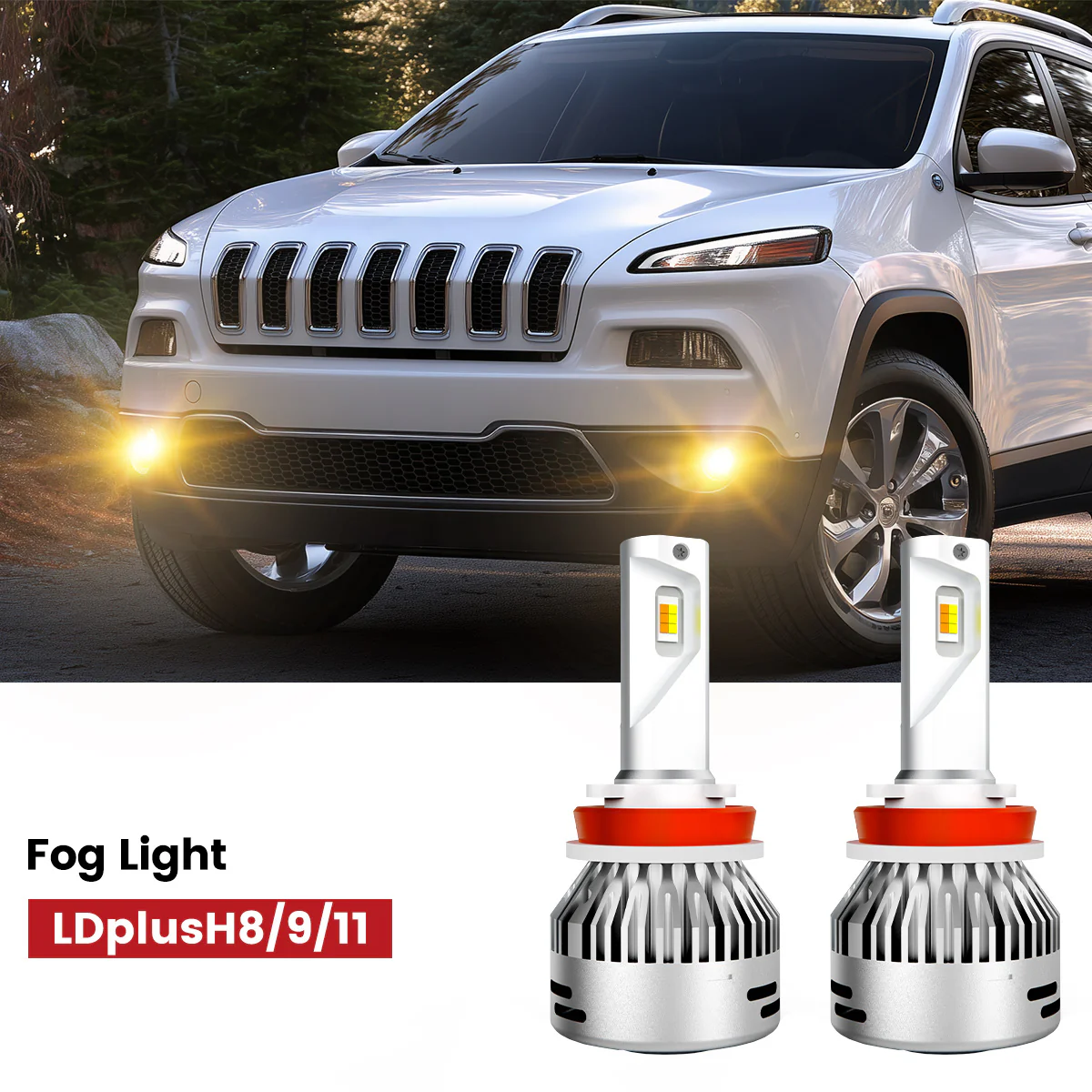 Fit for 2014-2016 Jeep Cherokee The Brightest LED Bulbs Upgrade | Tested and Verified - Image 19