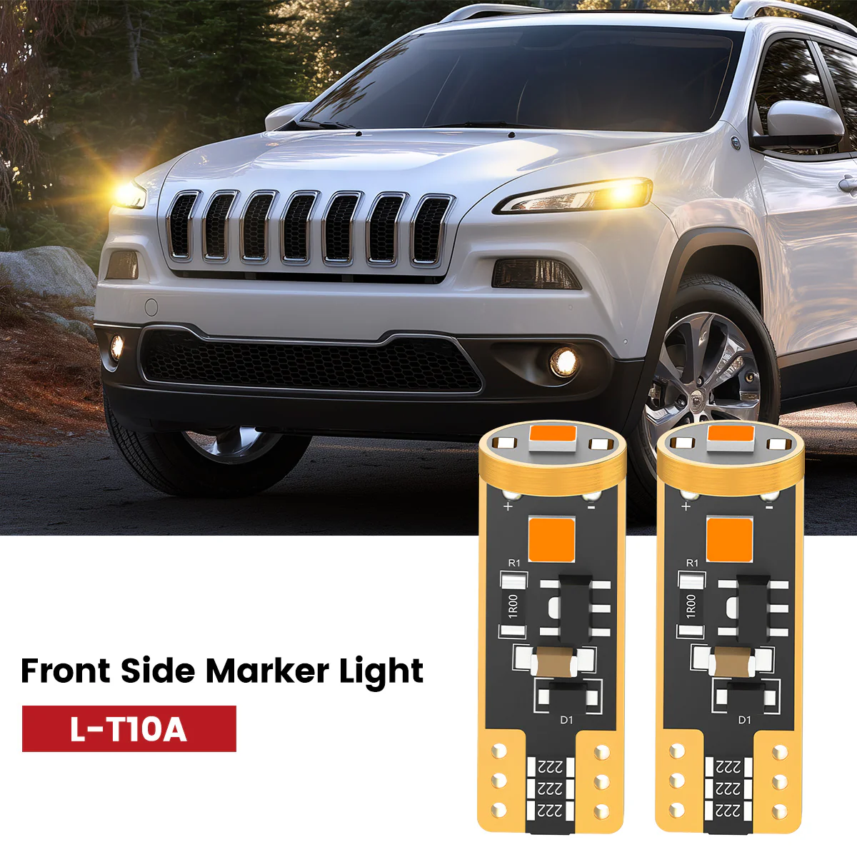 Fit for 2014-2016 Jeep Cherokee The Brightest LED Bulbs Upgrade | Tested and Verified - Image 31