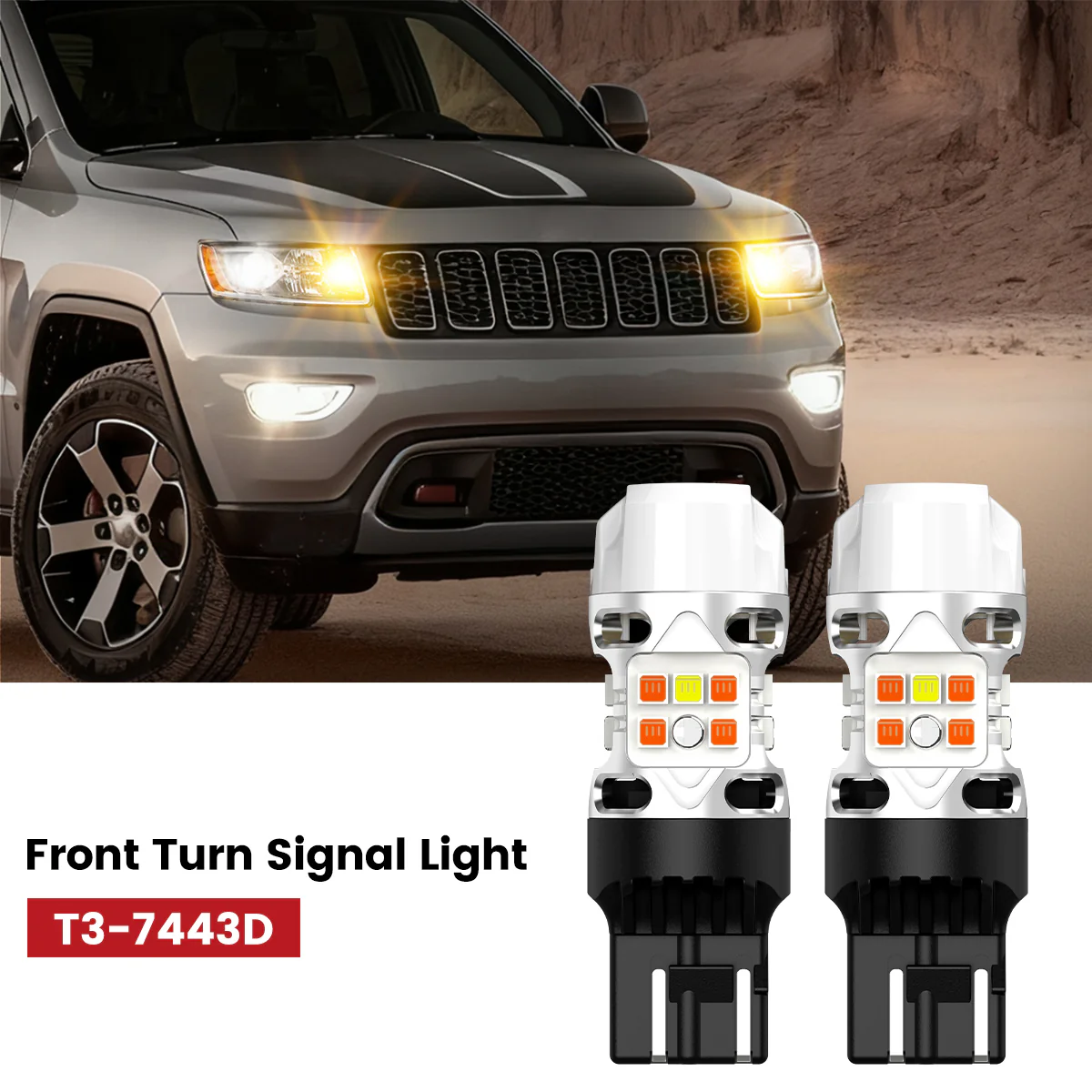 Fit for 2014-2016 Jeep Grand Cherokee LED Bulbs Upgrade | Tested and Verified - Image 9