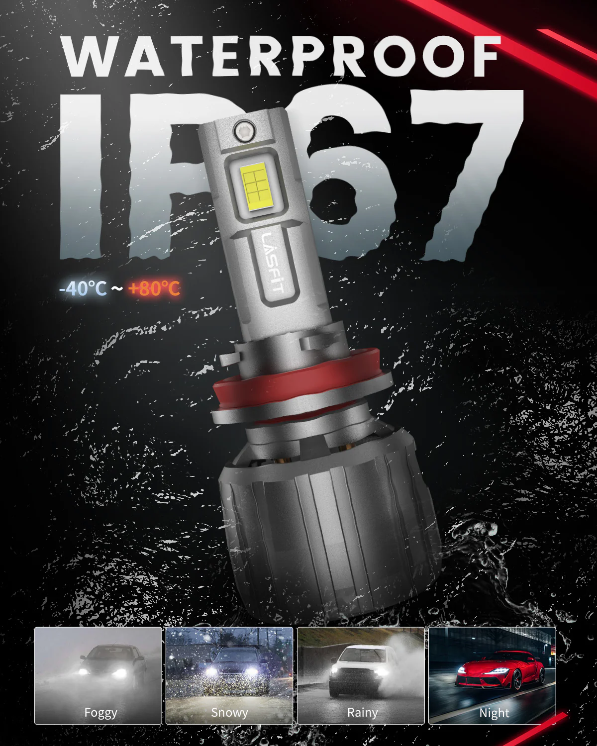Fit for 2022-2023 Ford E-Transit The Brightest LED Bulbs Upgrade | Tested and Verified - Image 9