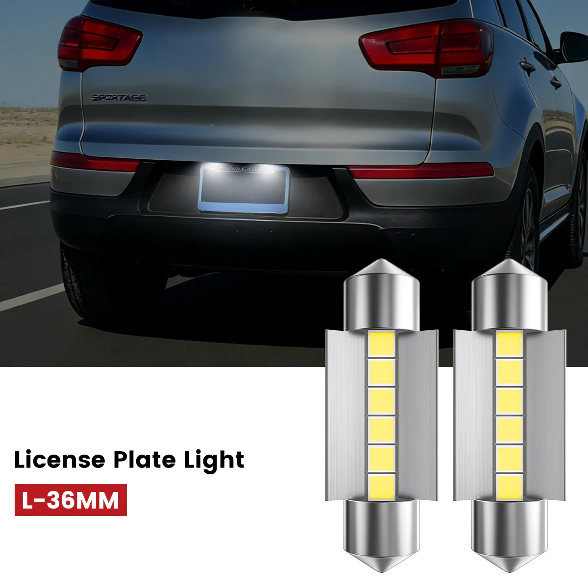 Fit for 2014-2016 Kia Sportage The Brightest LED Bulbs Upgrade - Image 64