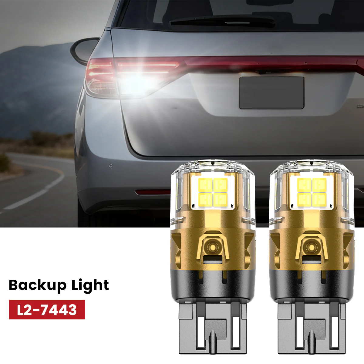 Fit for 2014-2017 Honda Odyssey The Brightest LED Bulbs Upgrade | Tested and Verified - Image 35