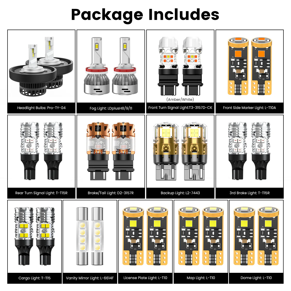 Custom Engineered for 2014-2017 Toyota Tundra LED Bulbs Upgrade - Image 59