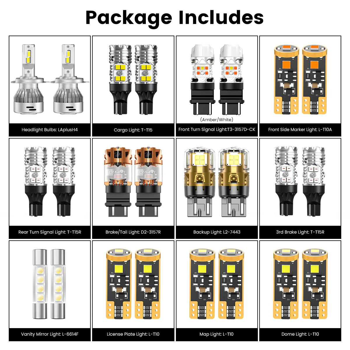 Custom Engineered for 2014-2017 Toyota Tundra LED Bulbs Upgrade - Image 68