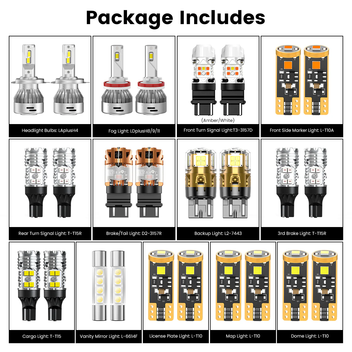 Custom Engineered for 2018-2021 Toyota Tundra LED Bulbs Upgrade | Tested and Verified - Image 70