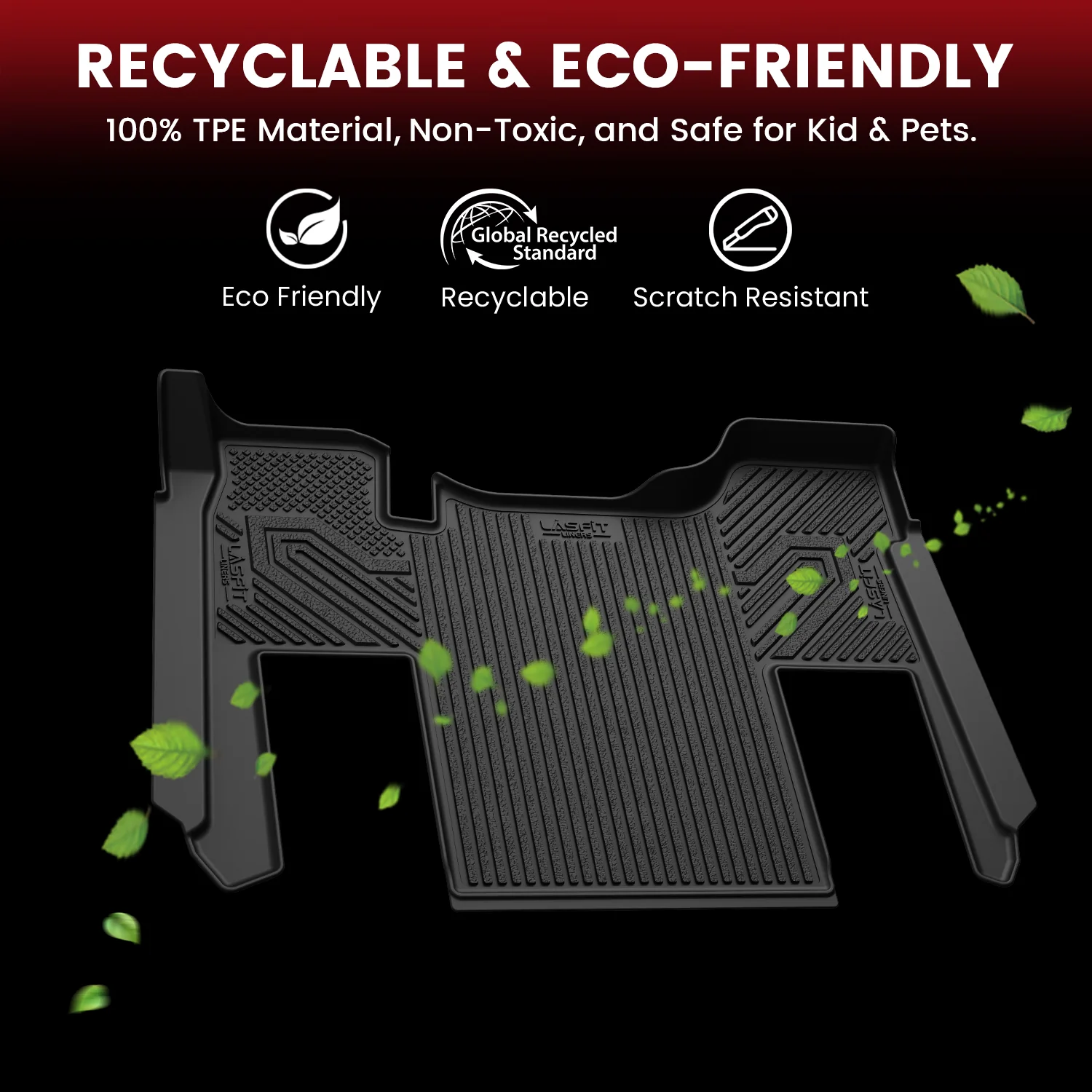 Fit for 2013-2026 Kenworth T680 Floor Mats, Fit Sleeper Cab & Without shifter Only, Not Fit Day Cab - Image 7