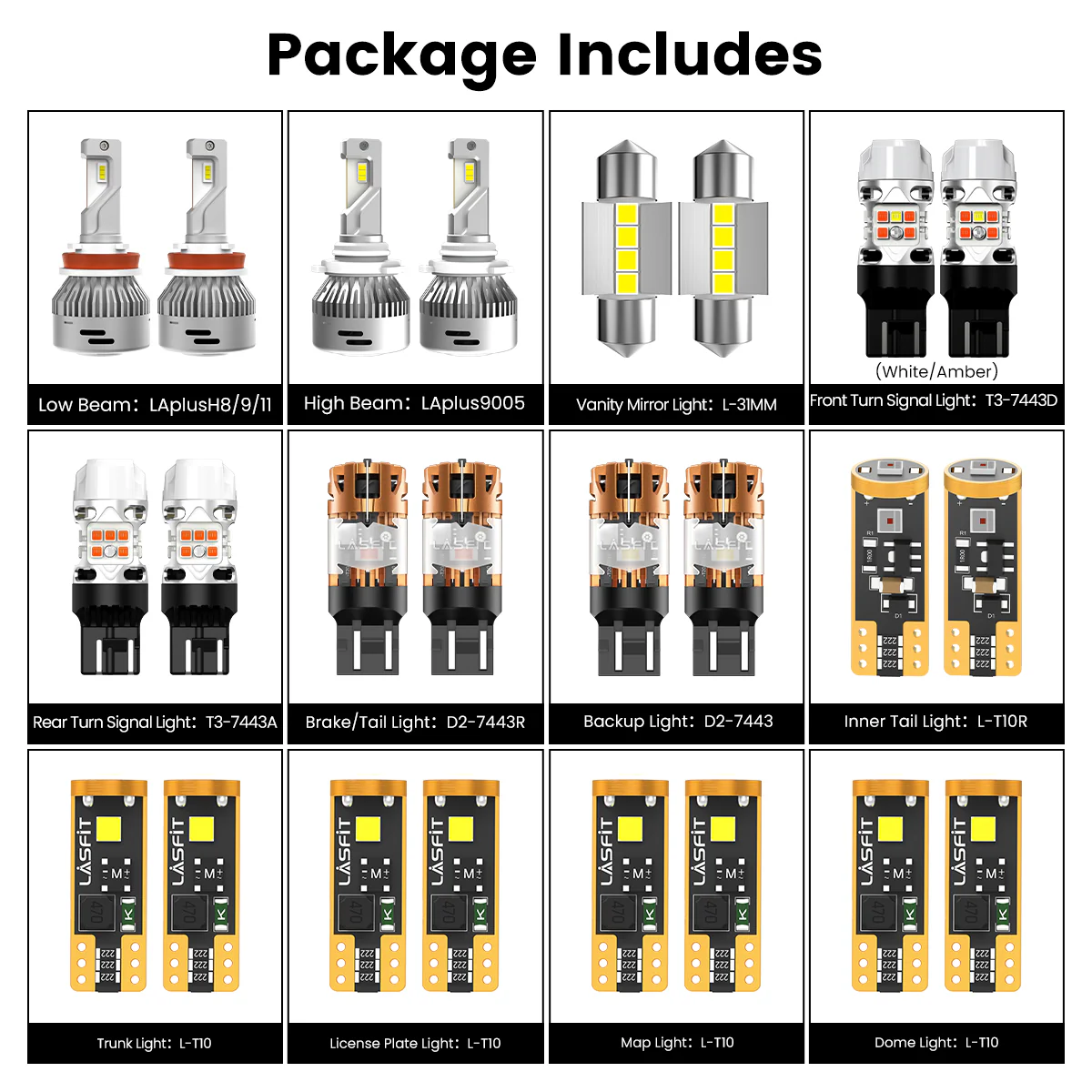 Fit for 2015-2016 Honda CR-V LED Bulbs Upgrade - Image 6