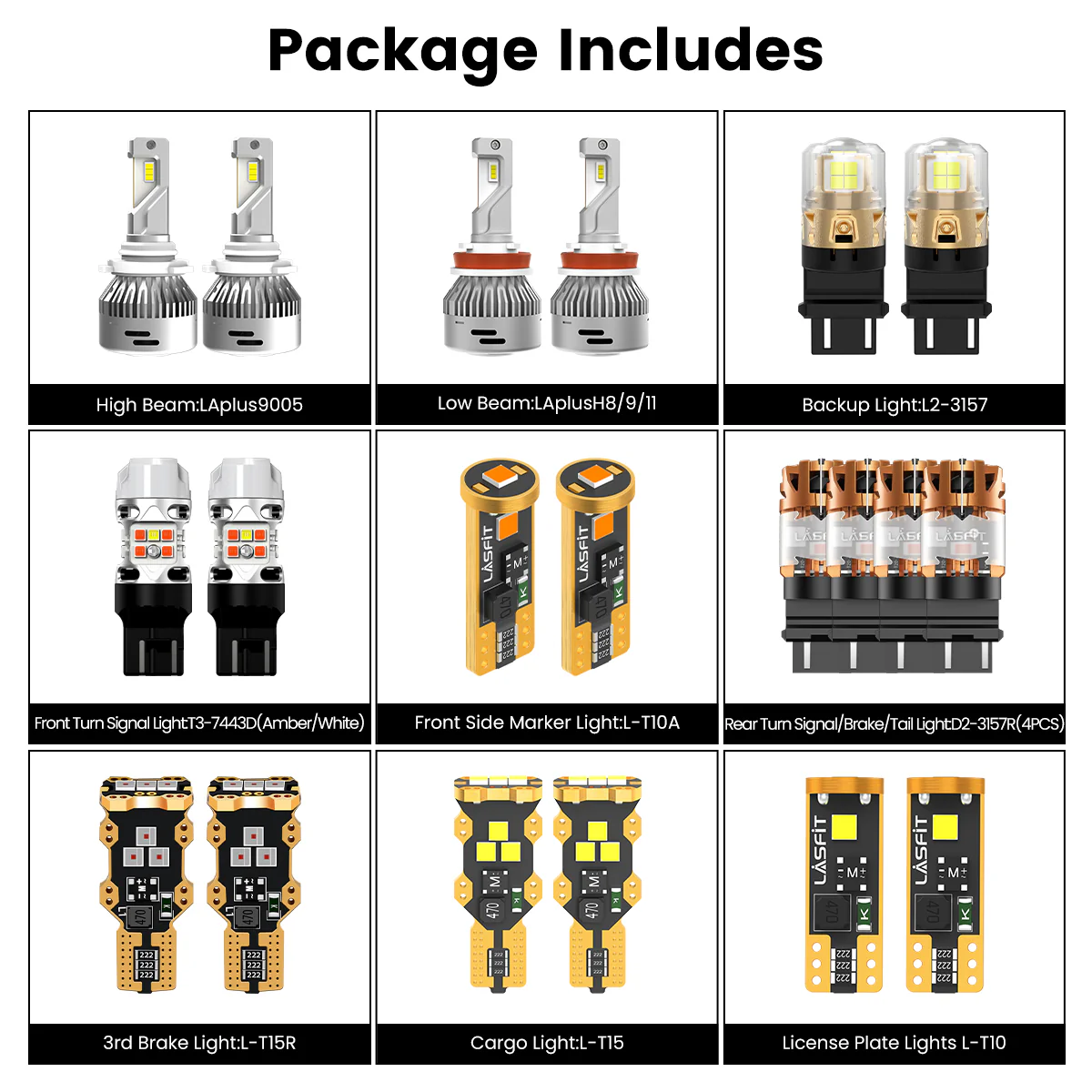 Fit for 2015-2017 Ford F-150 LED Bulbs Upgrade | Tested and Verified - Image 4