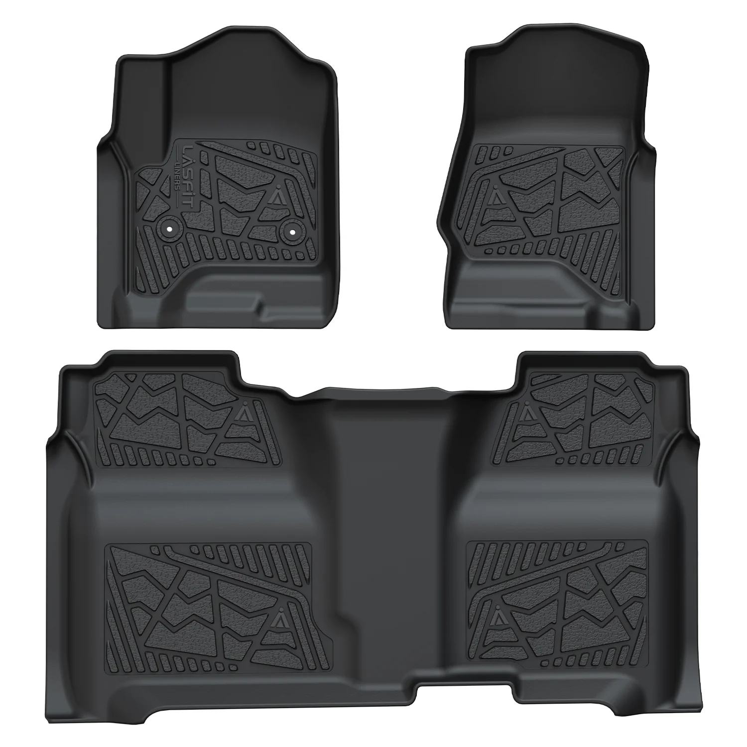 Fit for 2014-2018 Chevrolet Silverado 1500 Floor Mats, Fit Carpet Floor & Without 4*4 Shifter Only