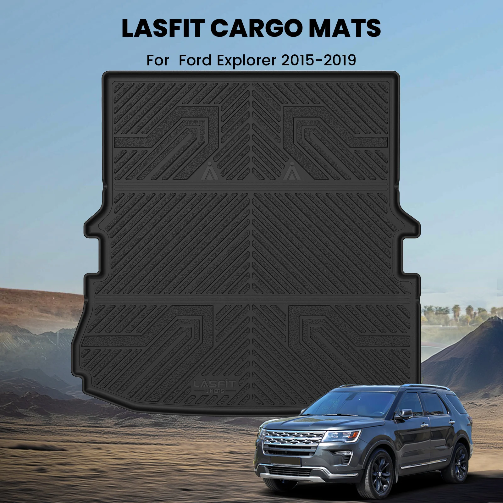 Fit for 2015-2019 Ford Explorer Floor Mats or Cargo & Seatback Mats - Image 16