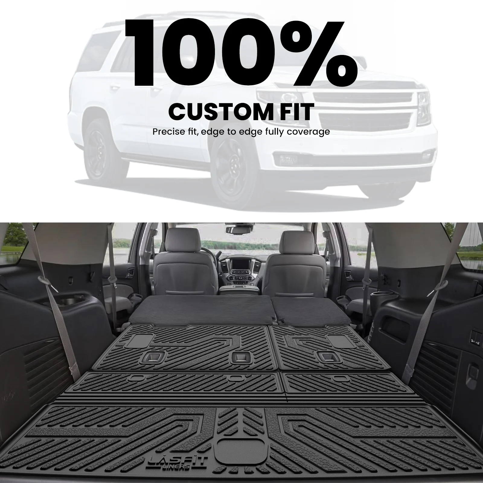 Fit for 2015-2020 Cadillac Escalade Custom Seatback & Cargo Mat Only - Image 3