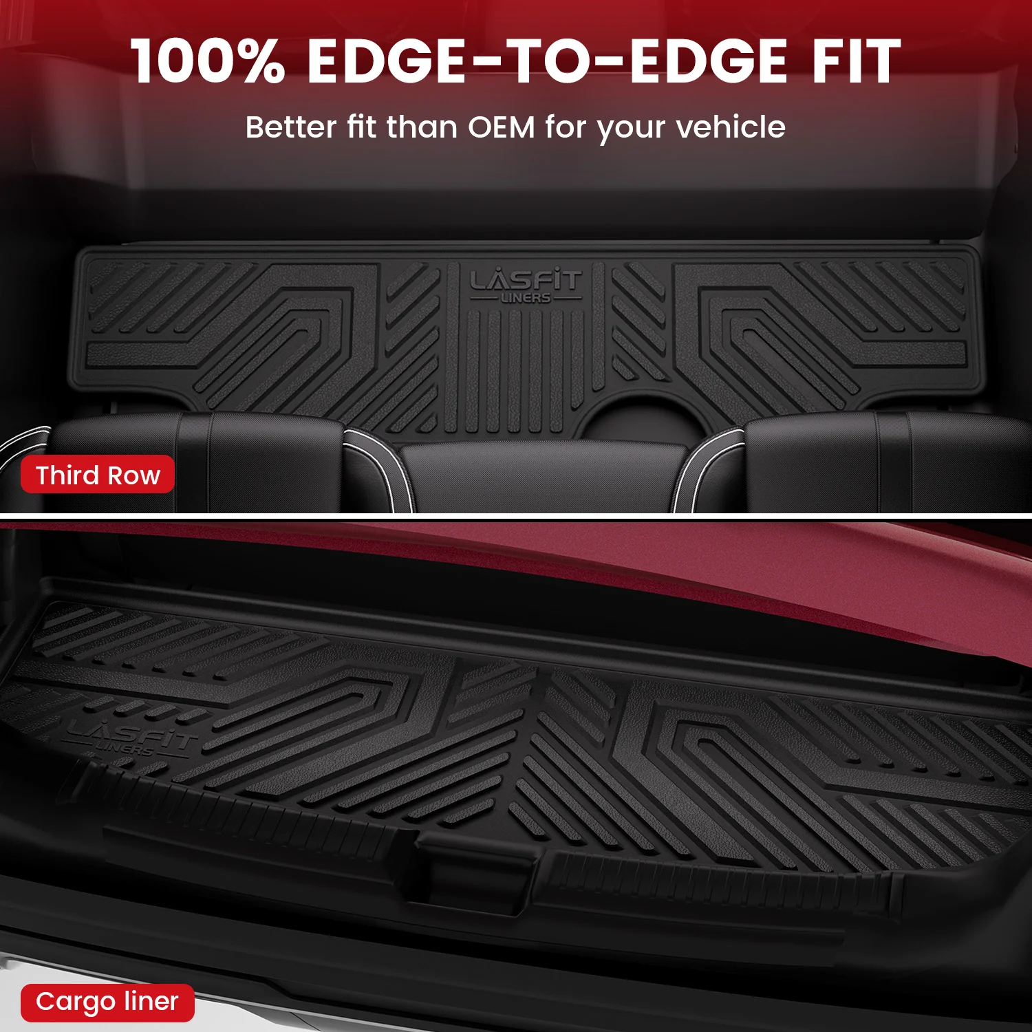 Fit for 2015-2020 GMC Yukon Floor Mats & Seatback & Cargo Mat - Image 6