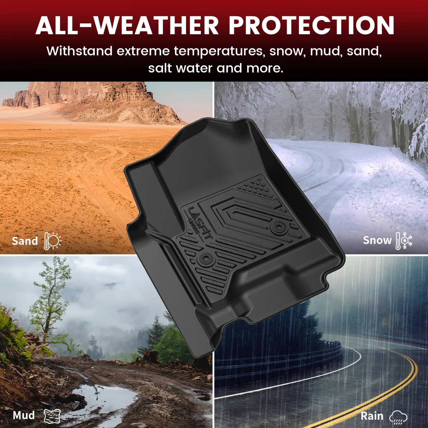 Fit for 2015-2020 GMC Yukon XL Floor Mats or Seatback & Cargo Mat - Image 6