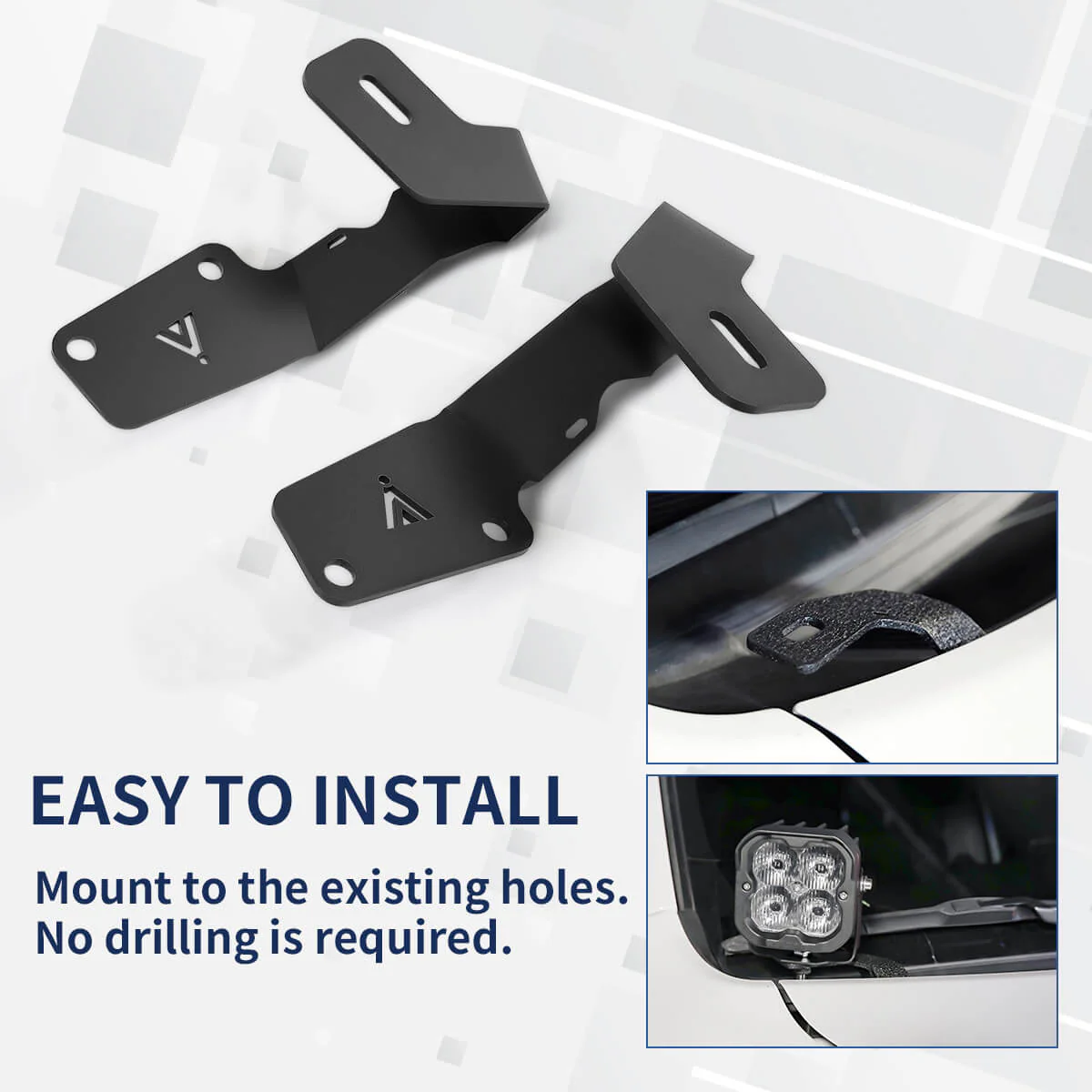 Fit For 2015-2021 Subaru WRX/STI Low Profile Ditch Light Brackets | LASFIT - Image 4