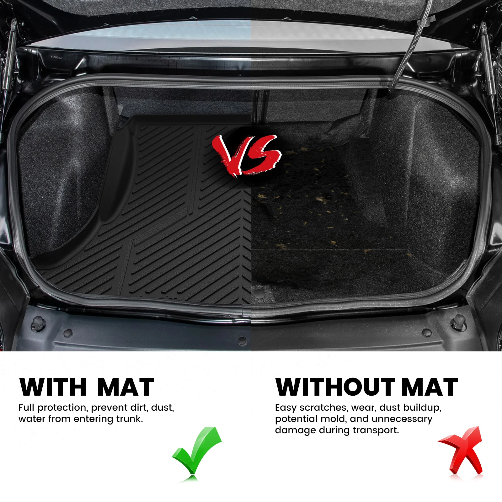 Fit for 2015-2023 Dodge Challenger Floor Mats or Cargo Mat - Image 13